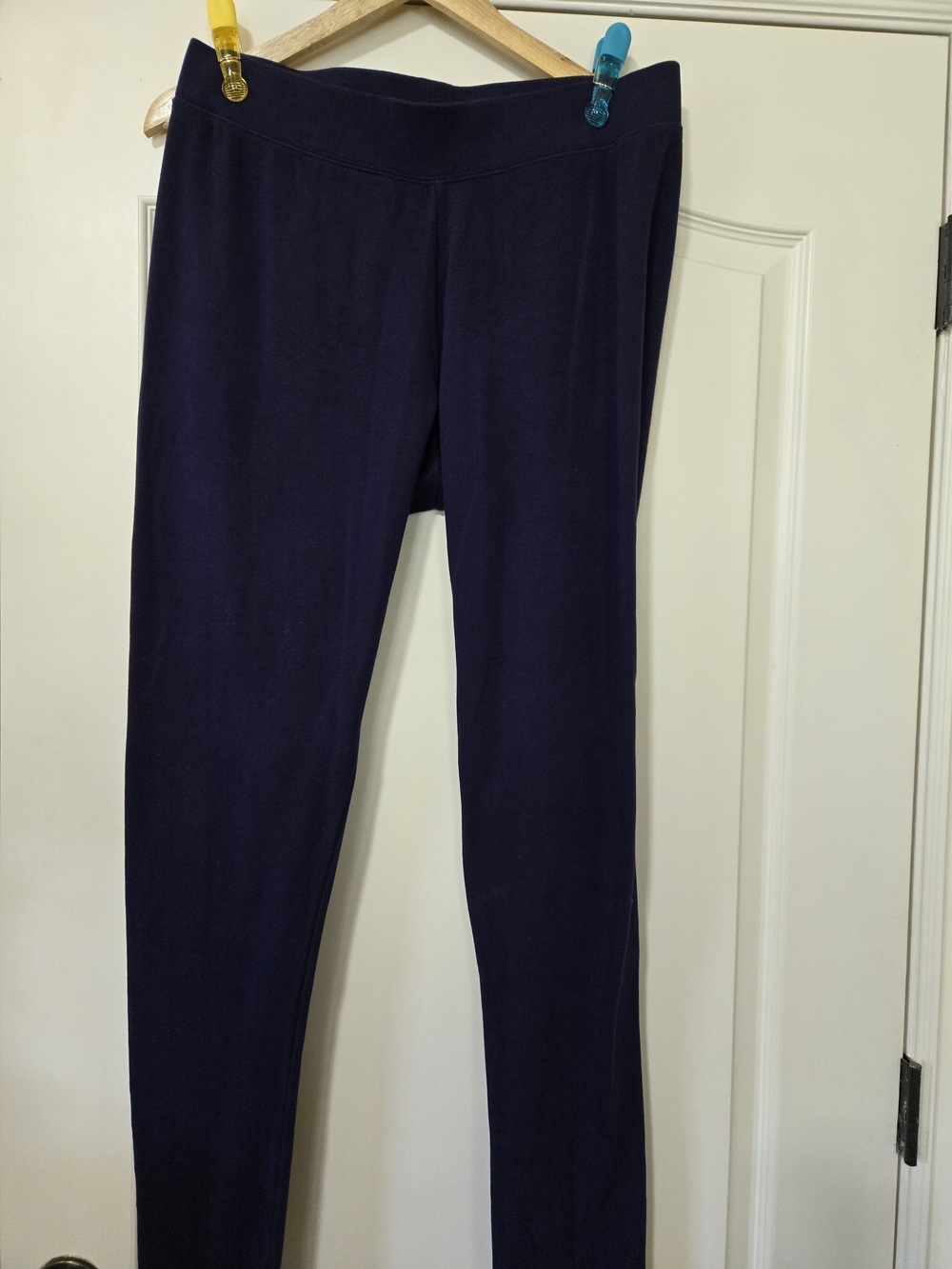 Coldwater Creek Slim Ponte Leggings in Navy